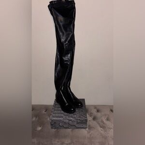 Black Azalea Wang Thigh High Women's Boots